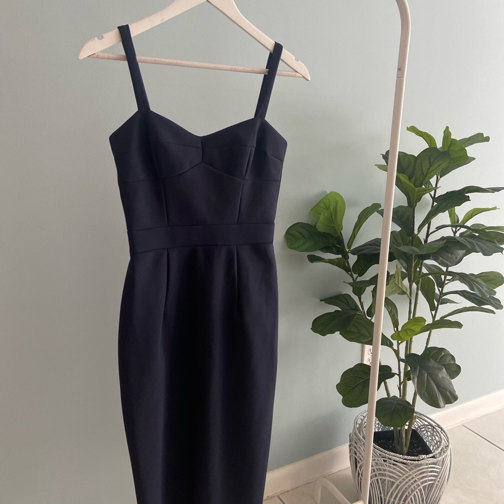 Dark Blue (almost black) MILLY dress - Picture 5 of 6